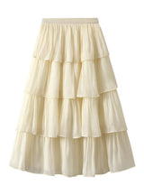Women Mid-Length Cake Skirt