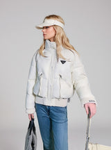 Stand-up Collar Short Cotton Coat