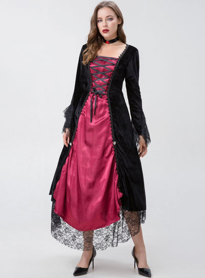 Role-playing Court Queen Witch Costume