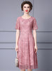 Sequins Short Sleeve Mother Of The Bride Dress