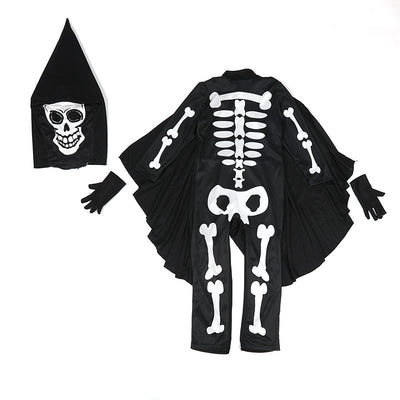 Halloween Children's Skull Cosplay Costume