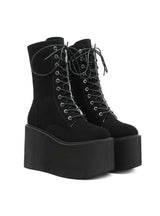 Thick-soled Round Toe Velvet Winter Boots