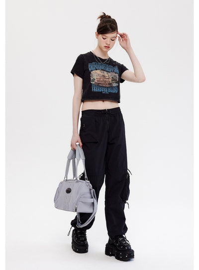 Summer Letters Short-sleeved T-shirt