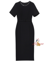Short Sleeve Pleats Mother Of The Bride Dress