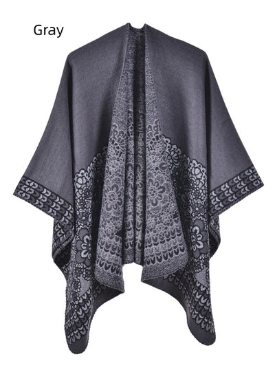 Women Warm Shawl Cloak Scarf