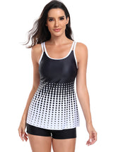 Gradient Split Swimsuit Bikini