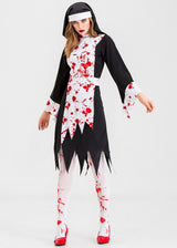 Vampires Zombies Blood-stained Nuns Halloween Costumes