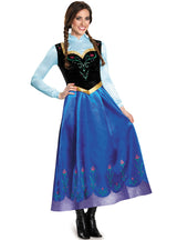 Halloween Costume Snow Anna Princess Dress