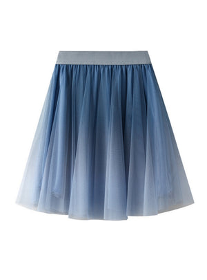 Gradient Color Slim Gradient Skirt