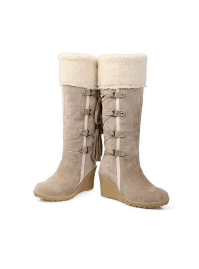 Winter Sheep Cake Wool Snow Boots