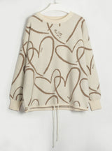 Love Knitted Round Neck Sweater