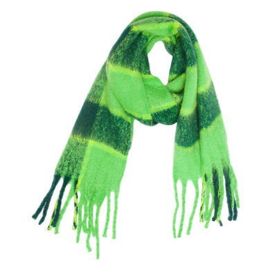 Thickened Coarse Beard Plaid Scarf