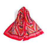 National Wind Travel Sun Protection Shawl Scarf