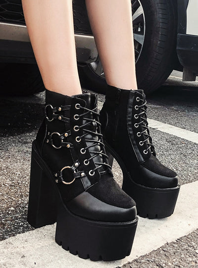 Thick-heeled Thick-soled Nightclub Ultra-high Boots