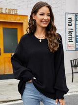 Women Loose Round Neck Sweater