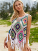 Fringe Vest Bikini Hook Vest Sling Cover Up