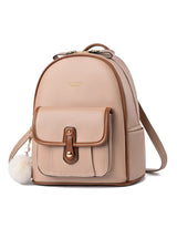 Women's PU Leather Backpack Girls School Backpack