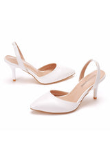 Shallow-mouthed Thin-heeled Wedding Shoes
