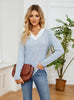 Round Neck Loose Casual Long Sleeve T-shirt