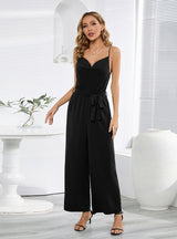 Sexy Sleeveless Suspender Backless Jumpsuit