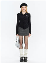 Lapel Long Sleeve Shirt T-shirt