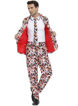 Men's Personalized Holiday Party Suit Candy Outfit Cosplay