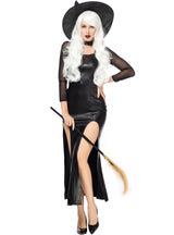 Lady Devil PU Patent Witch Costume
