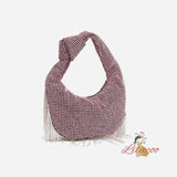 Diamond Tassel Knotted Handbag