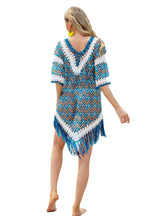 Sexy Beach Fringed Cover Up