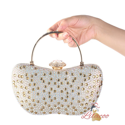 Diamond-encrusted Dinner Bag Clutch Bag