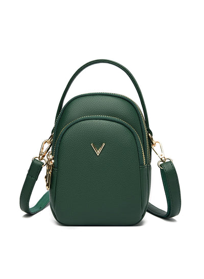 Multi-layered Messenger Bag Shoulder Mobile Phone Bag