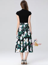 Short-sleeved Shirt Skirt Two-piece Suit