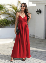 Summer Lace Cross Suspender Dress