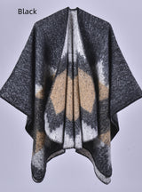 Thick Warm Cashmere Split Shawl