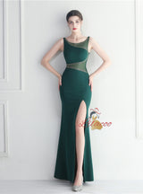 Mermaid Split Beading Prom Dress