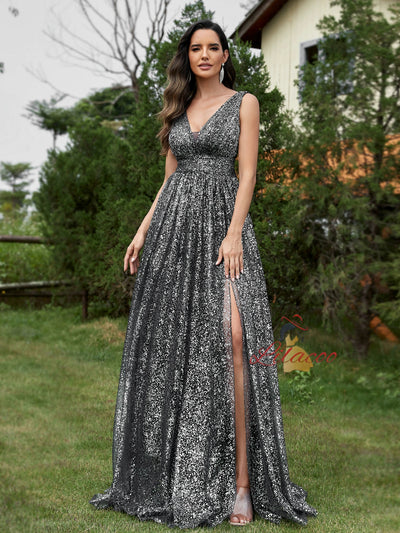 Sexy Split Slim Long Prom Dress