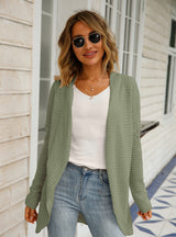 Women Cardigan Irregular Sweater Coat