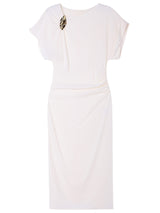 White Split Mother Of The Bride Dress
