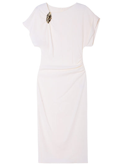 White Split Mother Of The Bride Dress