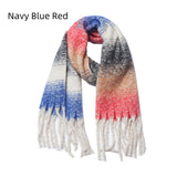 Thick Tassel Gradient Scarf Shawl