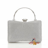 Diamond-encrusted Shoulder Handbag