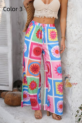 Bohemian Printed Casual Pants