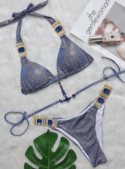 Sexy Crystal Diamond Bikini