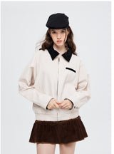 POLO Collar Coat Casual Jacket Top
