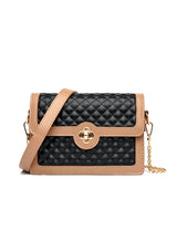 Rhombic Chain Slung Small Square Bag