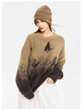 Butterfly Pattern Warm Sweater