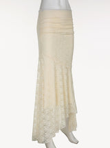Sexy Mermaid Lace Irregular Skirt