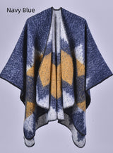 Thick Warm Cashmere Split Shawl