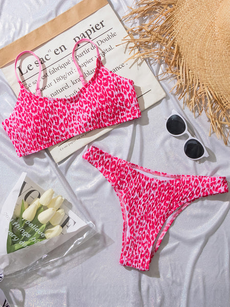 Leopard Print Playing Sexy Bikini