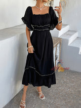 Bohemian Casual Short-sleeved Dress